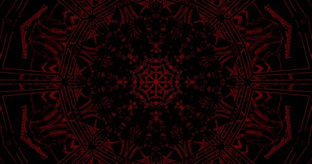 Derin Kırmızı Neon Tüneli VJ Animasyon 4K UHD 60FPS Ekran Koruyucu Loop