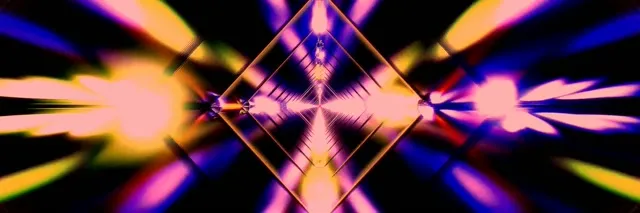 Diamond Tunnel Futuristic | Tripwide 60fps Neon VJ Screensaver