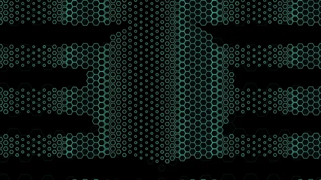 Digital Hexagon Network Motion Graphics 4K