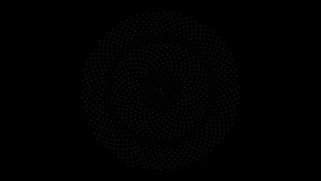 Digital Particle Cloud Animation - 4K Abstract Background