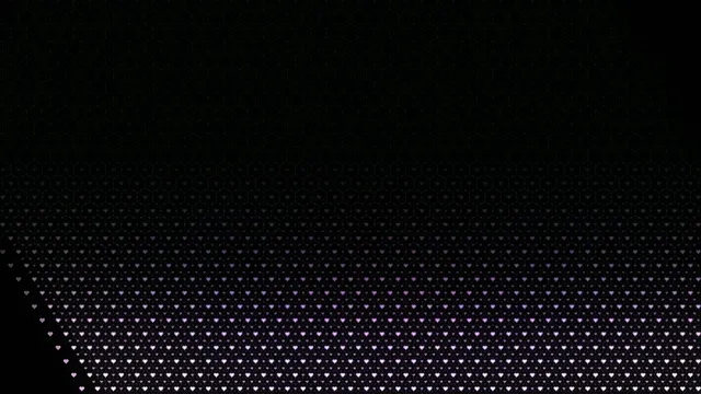 Falling Pink Hearts on Black Background 4K