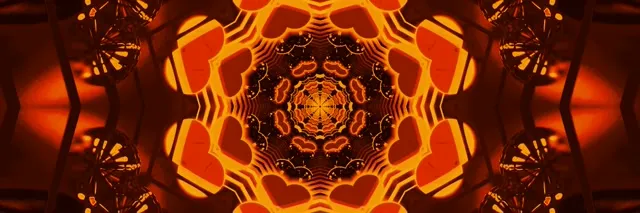 Neon tunelis uguns astonstūris virpulis VJ Loop 3:1 trīskāršs plats 60fps ekrānsaudzētājs