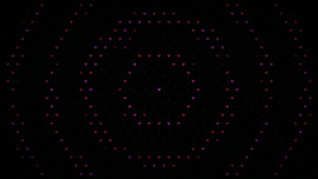 Floating pink hearts 4K animated background loop for video edits