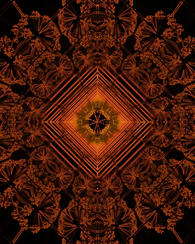 تونل نئون الماس فرکتال VJ Loop 4:5 Instagram 60fps محافظ صفحه