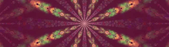 フラクタル カレイドスコープ ネオントンネル 32:9 スーパー ウルトラワイド 60fps スクリーンセーバー VJ Loop