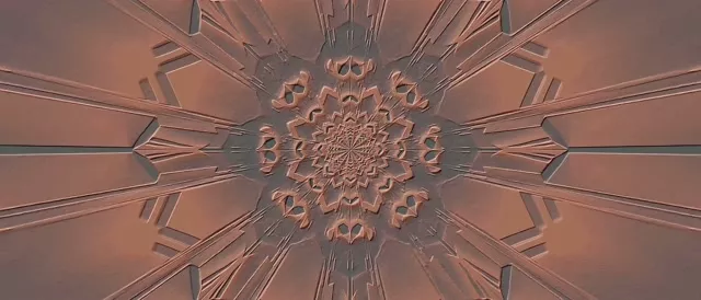 Fractal Kaleidoscope Neon Tunnel VJ Loop 60fps 21:9 Ultrawide Screensaver