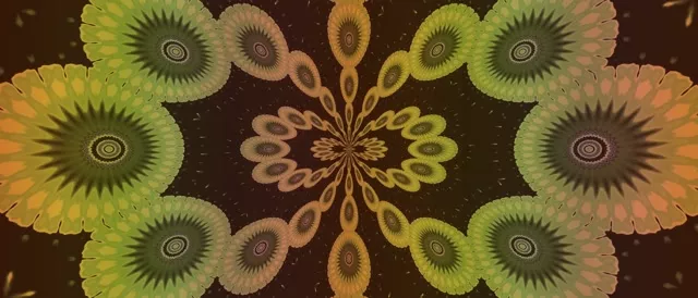 ফ্র্যাক্টাল ক্যালিডোস্কোপ নিয়ন টানেল 21:9 আল্ট্রাওয়াইড 60fps স্ক্রিনসেভার VJLoops লুপ