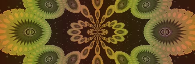 Tunnel Néon Fractal Kaléidoscope VJLoops 3:1 Ultrawide 60fps Screensaver