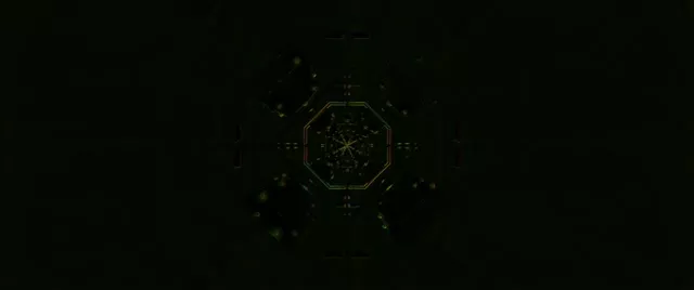 Geometric Neon Tunnel VJLoops 2.39:1 Cinemascope 60fps Screensaver