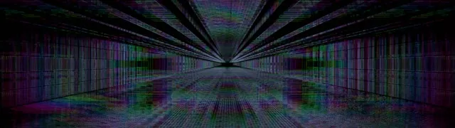 Glitch Tunnel Neon VjLoops 32:9 Super Ultrawide 60fps Screensaver