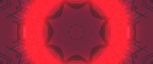 Neon Tunnel Rød Øje Ring 2.39:1 Cinemascope 60fps Pauseskærm Vj Loop