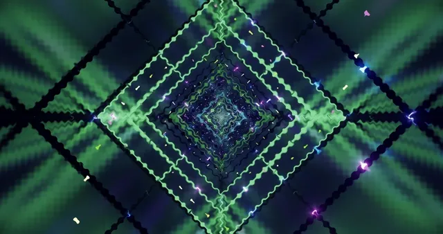 Parlayan Elmas Tünel Ekran Koruyucu 4K UHD 60fps Canlı Duvar Kağıdı PC