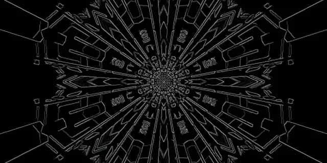 霓虹隧道萬花筒爆發 VJ Loop 2:1 Univisium 60fps 螢幕保護程式