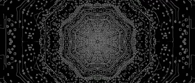 تونل نئون درخشان محافظ صفحه 21:9 فوق عریض 60fps VJ Loop