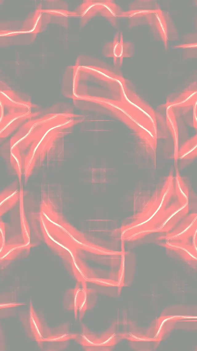 Neon Tunnel Red Cross Grid VJ Loop 9:16 Reels 60fps Screensaver