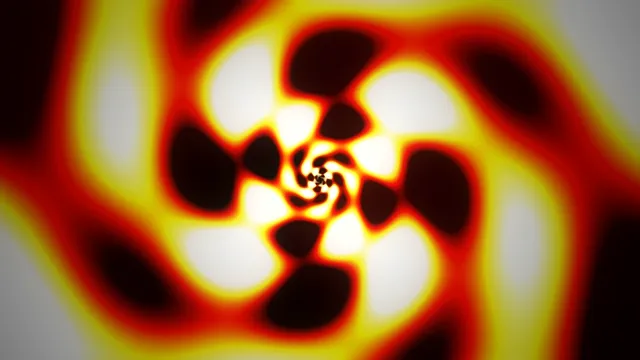 Glowing Radioactive Biohazard Symbol 4K