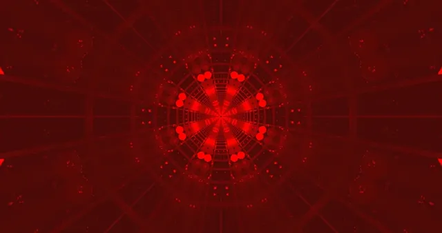 Tunel i Ndritshëm i Kuq ruajtës ekrani 4K UHD 60fps Live Wallpaper