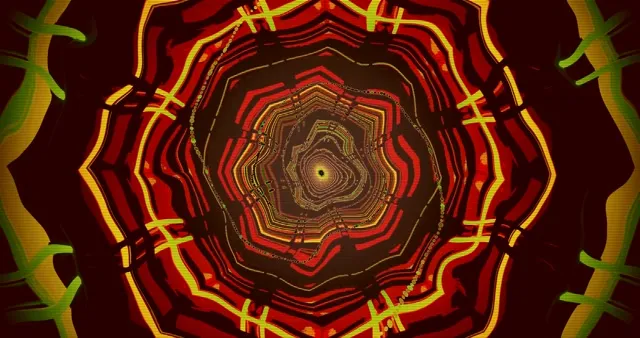 Glowing Spiral Screensaver 4K UHD 60fps VJ Clip