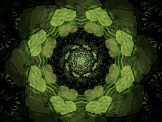 Glowing Spiral Vortex Neon Tunnel | VJ Loop 4:3 Classic 60fps Screensaver