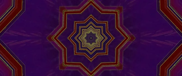 Neon Tunnel Stjerne Hvirvel 2.39:1 Cinemascope 60fps Pauseskærm VJ Loop