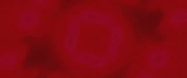 Tunnel néon abstrait avec vortex violet et rouge luminescent, formes géométriques carrées créant une boucle de fond en mouvement hypnotique