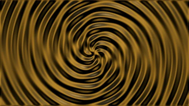 Gold and Black Spiral Vortex Loop Motion Background
