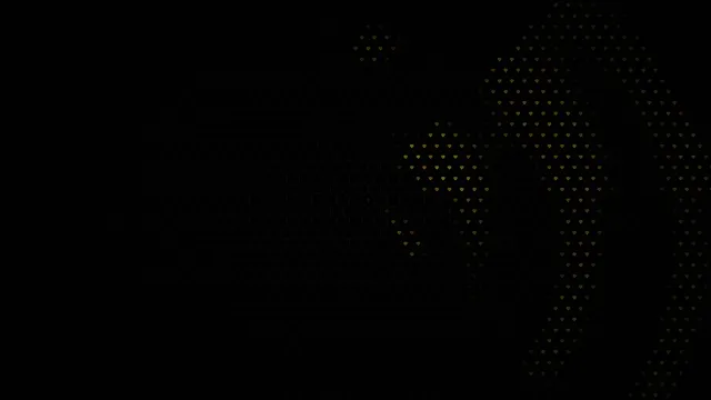 Gold Diamond Pattern Animation on Black Background