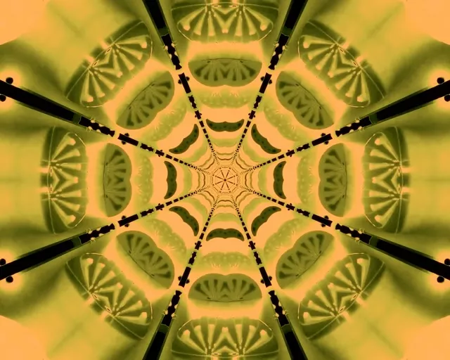 Νέον Τούνελ Καλειδοσκόπιο Ιστός 5:4 Βιομηχανικό 60fps Προφύλαξη Οθόνης VJLoops