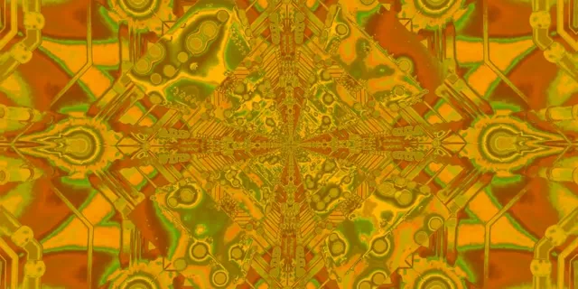 Neon Tunel Kaleidoskop Mandala 2:1 Univisium 60fps Ohranjevalnik Zaslona VJ Loop