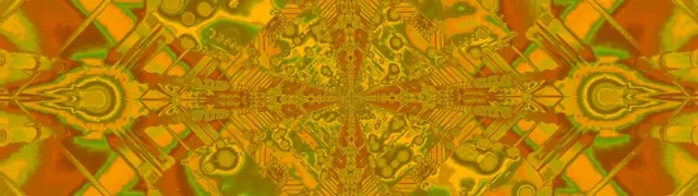 Neon Alagút Arany Kaleidoszkóp Fraktál VJLoops 32:9 Super Ultrawide 60fps Képernyővédő