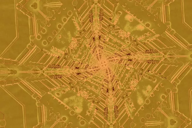 Túnel de Neó Circuit Or Caleidoscopi VJ Loop 3:2 Surface 60fps Estalviapantalles