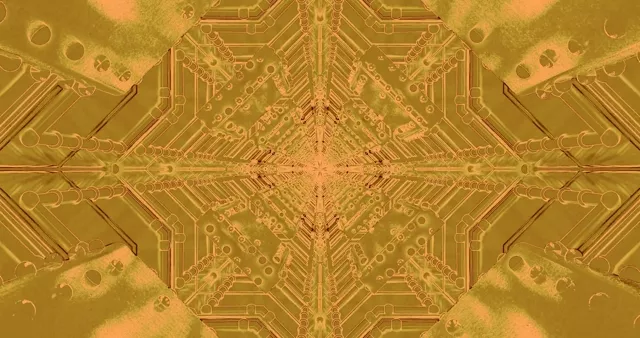 Gull Neon Tunnel Skjermsparer 4K UHD 60fps VJ Loop