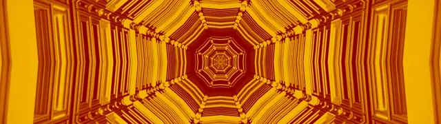 Neon Tunnel Achthoek Vortex 32:9 Super Ultrawide 60fps Schermbeveiliging Vj Loop