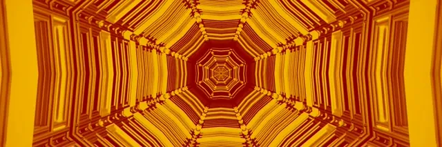 نفق نيون دوامة مثمن 3:1 Triple Wide 60fps شاشة توقف Vj Loop