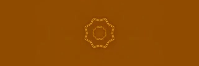 Golden Star Mandala Neon Tunnel Vj Loop 3:1 Triple Wide 60fps Screensaver