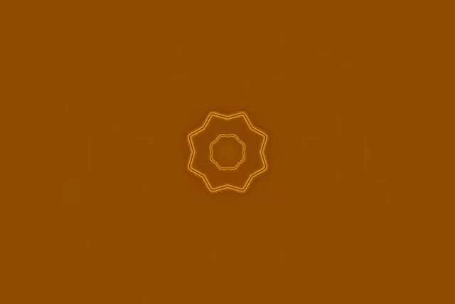 ستاره 8 نوک طلایی تونل نئون VJLoops 3:2 Surface 60fps محافظ صفحه