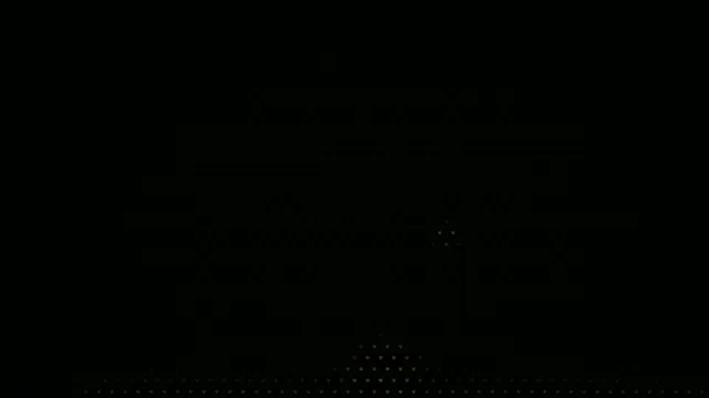 Gold Particle Rain Animation on Black Background