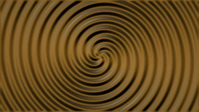 Gold Spiral Hypnotic Motion Loop 4K