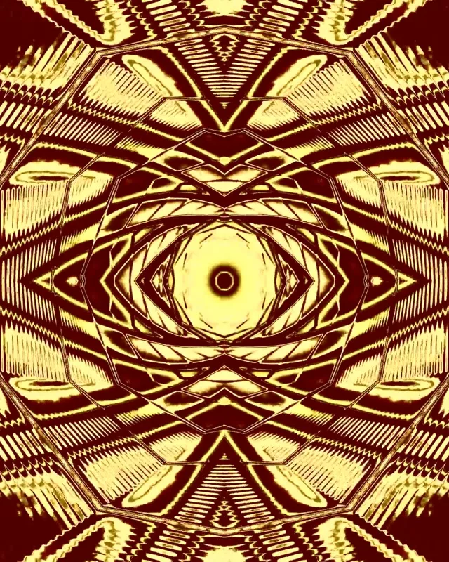 Златно око Neon тунел екранна защита 60fps 4:5 Instagram VJ Loop