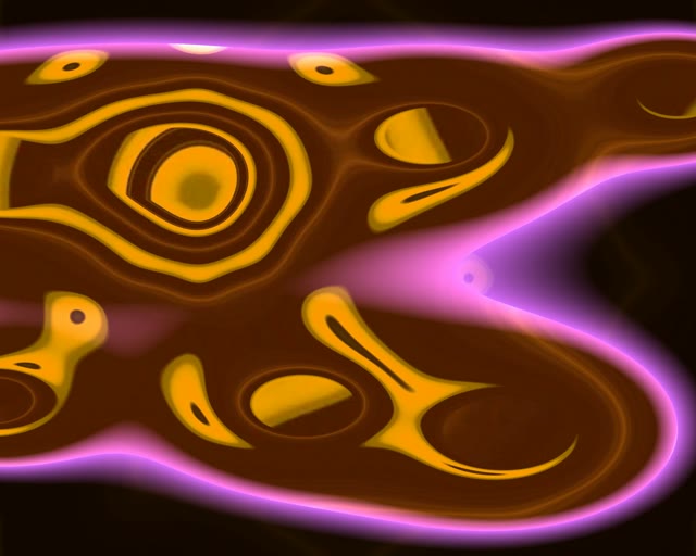 Zlaté Oči Neon Tunel VJLoops 5:4 Industrial 60fps Screensaver