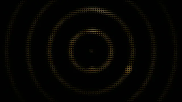 Golden Geometric Loading Circle Animation 4K