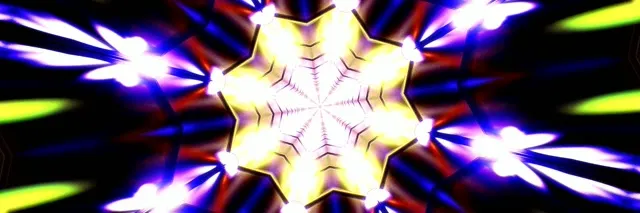 Golden Mandala Abstract | Tripwide 60fps VJ Screensaver