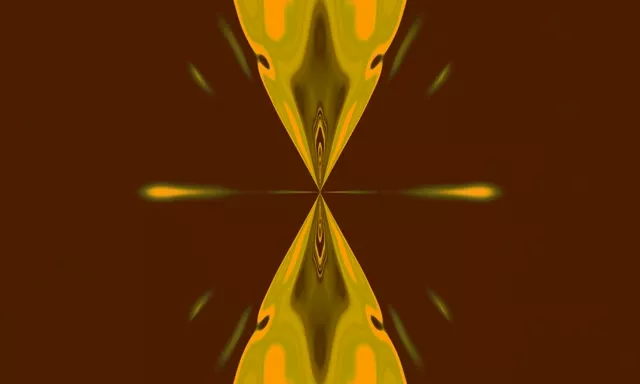 Golden Mirrored Diamond Neon Tunnel VJLoops 5:3 Wide 60fps Screensaver