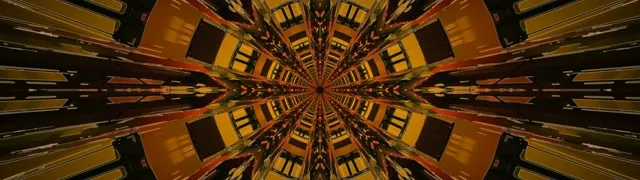 Neono Tunelis Kaleidoskopas Sprogimas 32:9 Super Ultrawide 60fps Ekrano Užsklanda Vj Loop