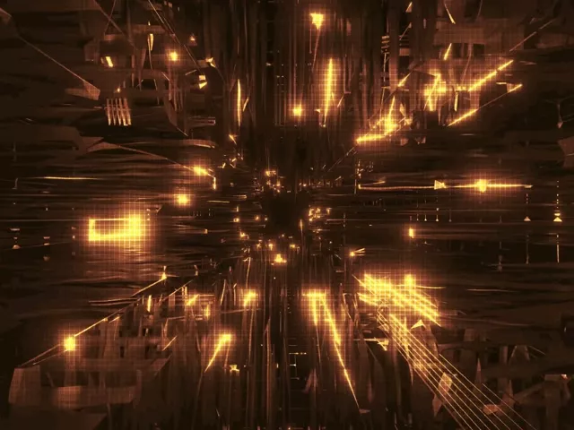 Neon Tunnel Straalende Light Burst VJ Loop 4:3 Classic 60fps Screensaver