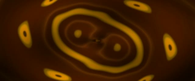 Golden Neon Tunnel VJLoops 2.39:1 Cinemascope 60fps Screensaver