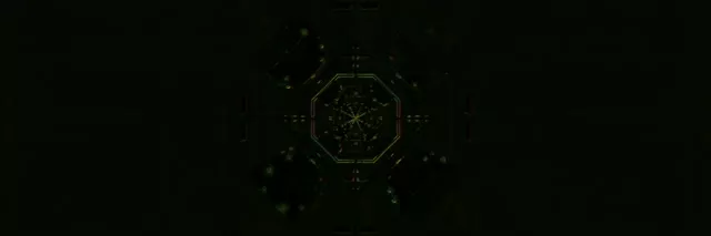 Arany Nyolcszög Vortex Neon Tunnel 3:1 Ultrawide 60fps VJLoops Screensaver