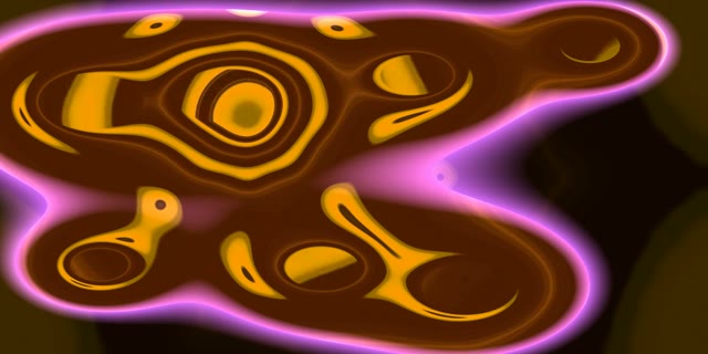 Tunnel Neon Dorato Organico VJLoops 2:1 Univisium 60fps Screensaver