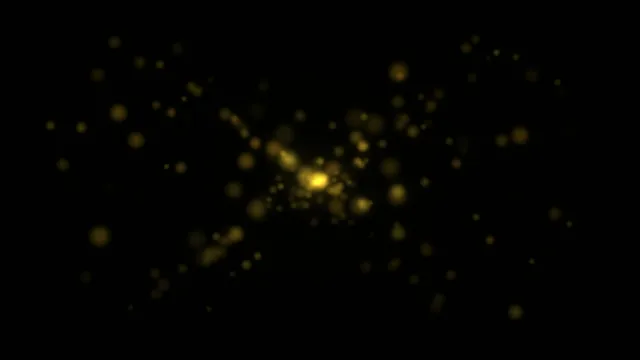 Golden particle burst 4K UHD motion background for broadcast and streaming