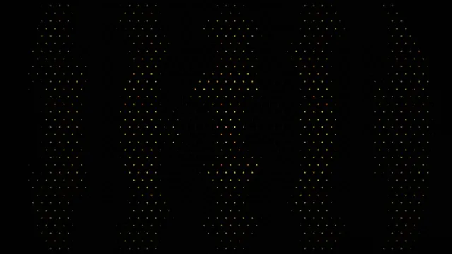 Golden Particle Rain Animation with Dark Background